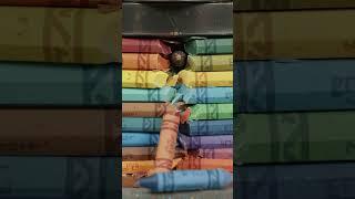 Crayon CRUNCH vs. Hydraulic Press! (ASMR) ️