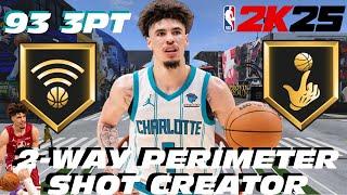 BEST BUILD NBA 2K25: ALL AROUND 2-WAY PERIMETER SHOT CREATOR BUILD 2K25! The BEST GUARD BUILD 2K25!