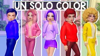 DRESS TO IMPRESS PERO SOLO PODEMOS VESTIRNOS DE UN COLOR !! ROBLOX CON EL SQUAD