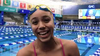 Mary-Ambre Moluh on Swimming in NCAA: "I genuinely love yards"