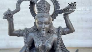 Black Stone Kali Murti 18″, www.thestonestudio.in