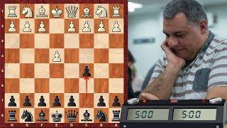 Chess World.net: LIVE Blitz #1969 vs Mozgokliuj (2206) - Sicilian: Alapin's variation (2.c3)