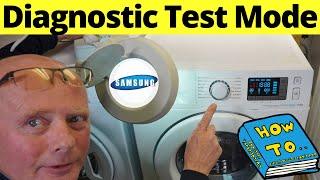 Samsung Washing Machine Diagnostic Mode Guide! How To Check Error Code & Test?