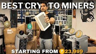 MOST Popular Crypto miners right now | S19 , S21 ,  L7 & more  Crypto Mining India #bitcoinmining