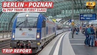 【4K】Trip from Germany to Poland by PKP Euro City Train in the 1st Class - With Captions【CC】