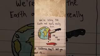 We're killing the Earth    #savetheearth #art #drawing