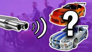 Guess The Fast & Furious Car by The Sound | Car Quiz Challenge