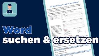 Word Übung 9 - suchen und ersetzen