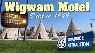 The Unique Wigwam Motel along Route 66 in San Bernardino, California