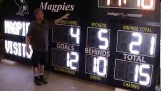 Aussie Rules and Cricket Combination Scoreboard - AusSport Scoreboards