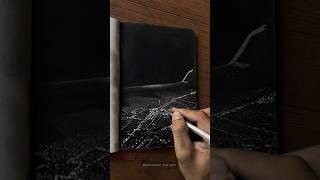Charcoal Drawing ️️ #art #artist #charcoaldrawing#art  #realistic #drawingtutorial