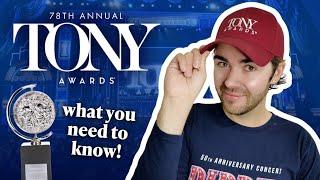 a guide to the 2025 Tony Awards | how to watch / who's nominated / which shows are performing