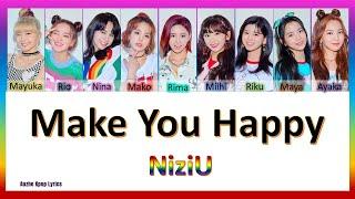 NiziU - Make you happy lyrics [jap/rom/eng]