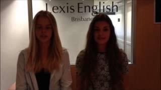 Milena and Karina from Hungary at Lexis Brisbane