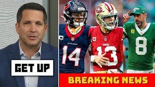 GET UP | Adam Schefter BREAKING: Stefon Diggs to Cowboys, Brock Purdy to Steelers, Rodgers to Giants