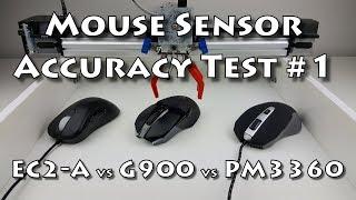 Mouse Sensor Test #1 - G900 vs Zowie vs Plugable