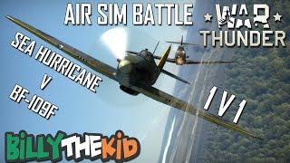 1 VS 1 War Thunder Air Sim Dogfight with TrackIR & HOTAS