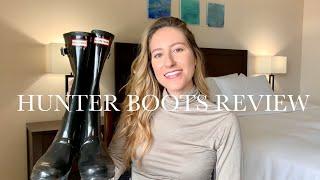 Hunter Boots Review & Try-On | Tawny Alessandra