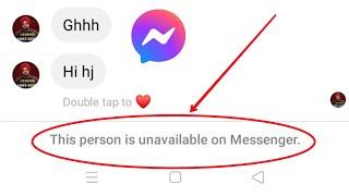 this person is unavailable on messenger | this person is unavailable on messenger problem solve