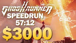 The $3000 Ghostrunner 2 Speedrun (Any% Unrestricted 57:12) [FWR]