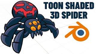 Modeling a 3D Spider Character in Blender