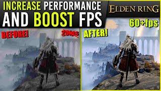 ELDEN RING Guide: How to BOOST FPS and OPTIMISE Performance (Fix LAG & Stutters)