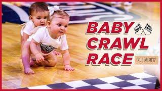 Baby Crawl Race | Babies Compete | Crawling Competition | Super Kids | Funny Game