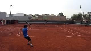 Testing my new Stan Wawrinka's raquet of choice YONEX VCORE Duel G 97 (330) in a tennis practice.