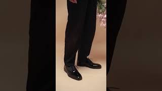 Black Patent Leather Oxford Shoes - Aldo Black by Koku Footwear