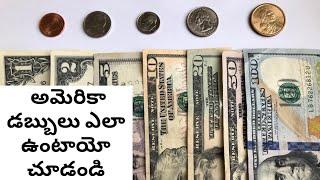 USA Currency || American Dollars Explained in Telugu || Telugu Vlogs in USA