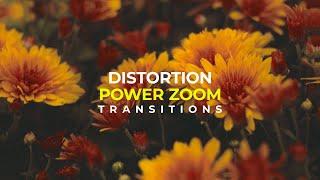 Distortion Power Zoom Transitions Pack After Effects Template