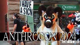 Zee at Anthrocon 2024 with a 2004 Camcorder - Nostalgic Vibes Walking Tour