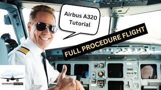 Airbus A320 Tutorial | From Dubai to Muscat: Following a Full Procedure Flight Plan in Real Time