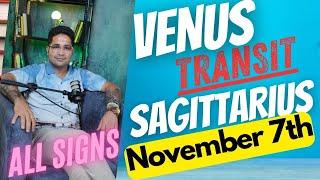 Venus Transit Sagittarius on November 7th - Receiving Motivation & Guidance through RELATIONSHIPS