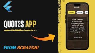  Epic Quotes App | Flutter Tutorial for Beginners 2024