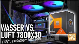 WASSERKÜHLUNG oder LUFTKÜHLUNG? WAS ist BESSER beim 7800X3D? feat. ENDORFY