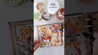 Art jurnal page with mixed media #artjournal #13arts