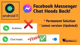 How to Fix Facebook Messenger Chat Heads | Android 11