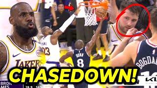 BLOCK BY JAMES FOR THE WIN! Lumabas ang KULIT ni Luka Doncic! | Clippers vs Lakers!!!