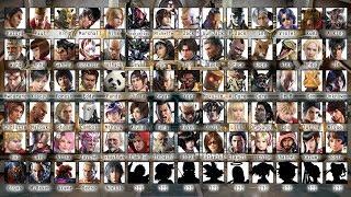 All Playable Tekken Characters from 1 to 7 (Outdated Version)