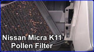 Pollen Filter Renewal - Nissan Micra K11