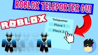 HOW TO CREATE A TELEPORTER GUI | Roblox Studio