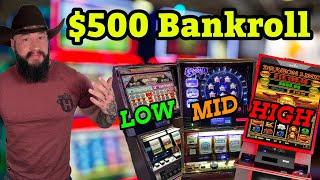 $500 Bankroll demonstrating Slot Volatility  LIVE PLAY! ⭐️ How to Pick a Slot Machine