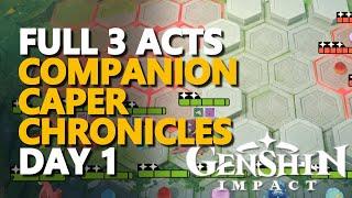 FULL Companion Caper Chronicles DAY 1 Genshin Impact