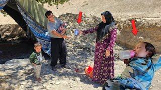 Angel of Salvation: The Pain and Suffering of a Man with His Children Whose Mother Has Died