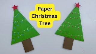 How To Make Easy Paper Christmas Tree  For Kids / Nursery Craft Ideas /Paper Craft Easy/ KIDS crafts