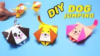 DIY Paper Dog Jumping (Origami Dog)