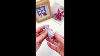 Origami Tutorial of 6-petal Flower #Handicraft Tutorial #Handwork #Flower Handmade #Easy to Learn S