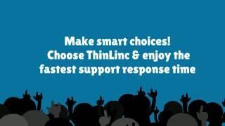 "Technical support response time is important, make smart choices!" Cendio ThinLinc