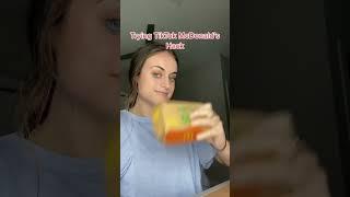 Trying TikTok famous McDonald’s Hack #mcdonaldshacks #tiktokfamous #mcdonalds #foodhacks #foodie